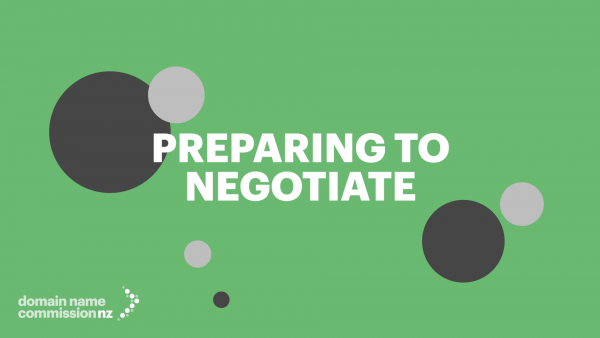 Preparing to negotiate
