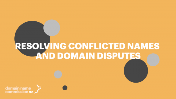 Resolving conflicted names and domain disputes