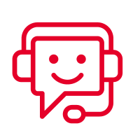 icon chatbot with a smiley face