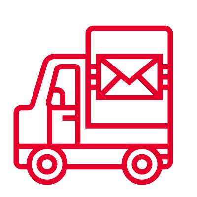 icon post delivery van
